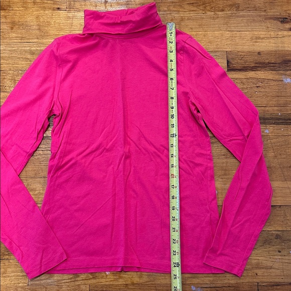 Set of J.Crew Tissue Turtlenecks- Black and Pink Medium - Picture 11 of 14